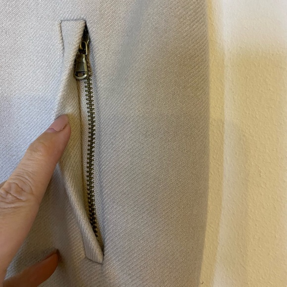 J Crew 100% Wool Mini Skirt Tan Size 00 - Picture 4 of 7